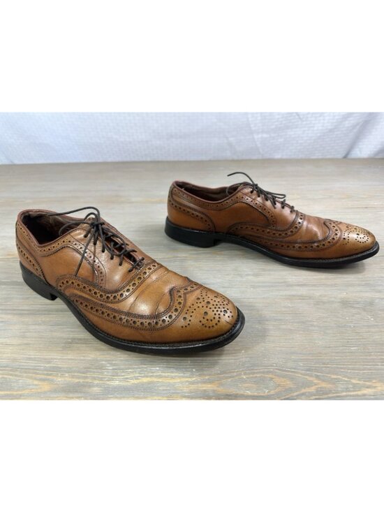Allen Edmonds McAllister Leather Brogue Oxfords Dress Shoes Mens 10 Read